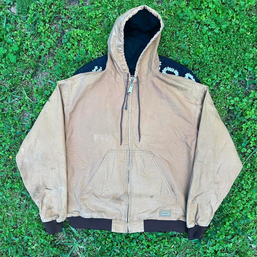 Tan Schmidt brand Workwear Jacket - L